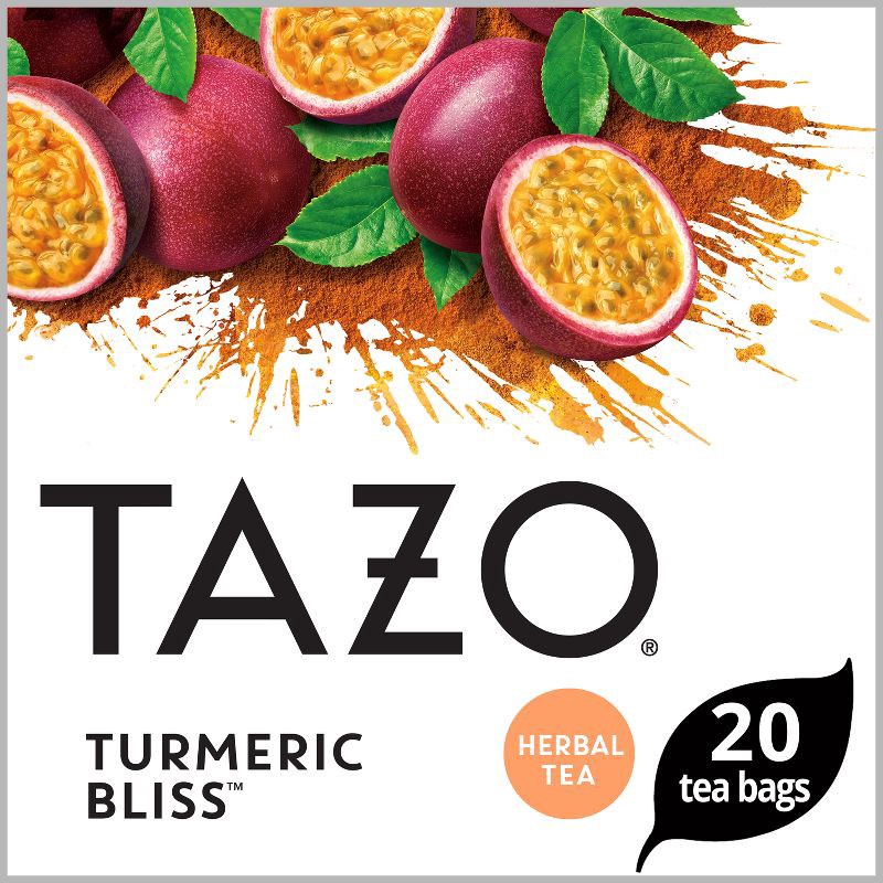slide 1 of 6, Tazo Turmeric Tea - 20ct/1.7oz, 20 ct; 1.7 oz