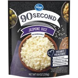 Kroger 90 Second Jasmine Rice Pouch