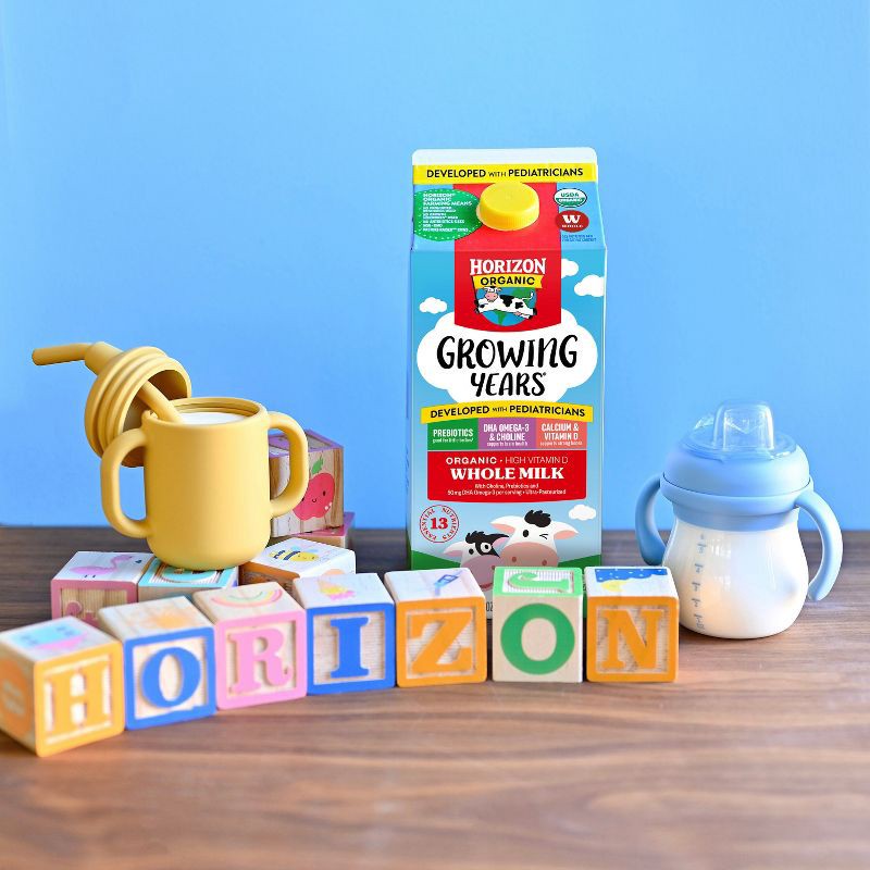 slide 2 of 16, Horizon Organic Growing Years Whole Milk with DHA Omega-3 - 59 fl oz, 3 x 59 fl oz