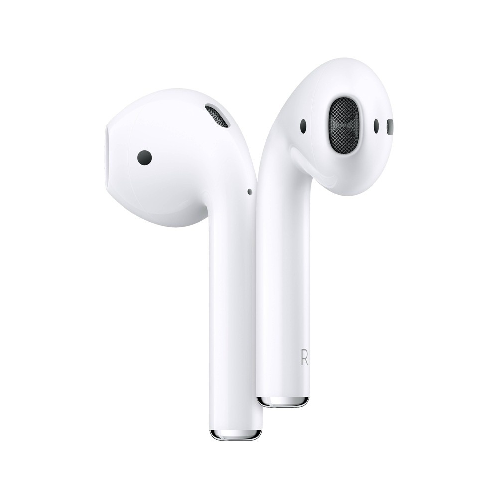 slide 3 of 3, Apple AirPods True Wireless Bluetooth Headphones (2nd Generation) with Wireless Charging Case, 1 ct