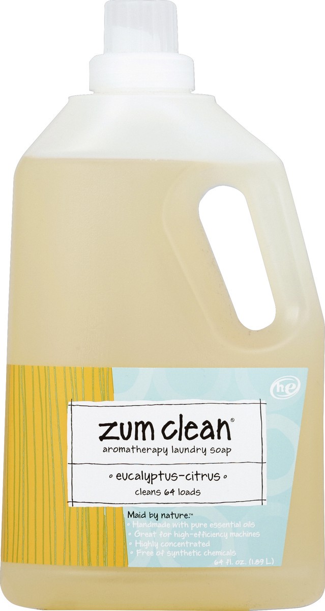 slide 1 of 3, Zum Laundry Soap 64 oz, 64 oz