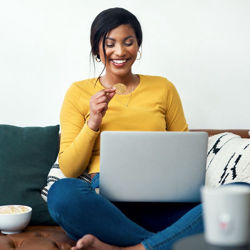 slide 4 of 8, Good Thins Gluten Free Rice Crackers Parmesan & Garlic - 3.5oz, 3.5 oz