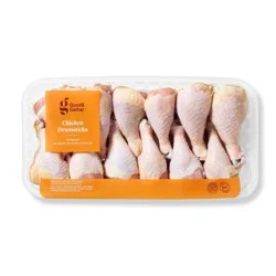 Fresh All Natural Chicken Drumsticks Value Pack - 4.28-5.83lbs - price per lb - Good & Gather™
