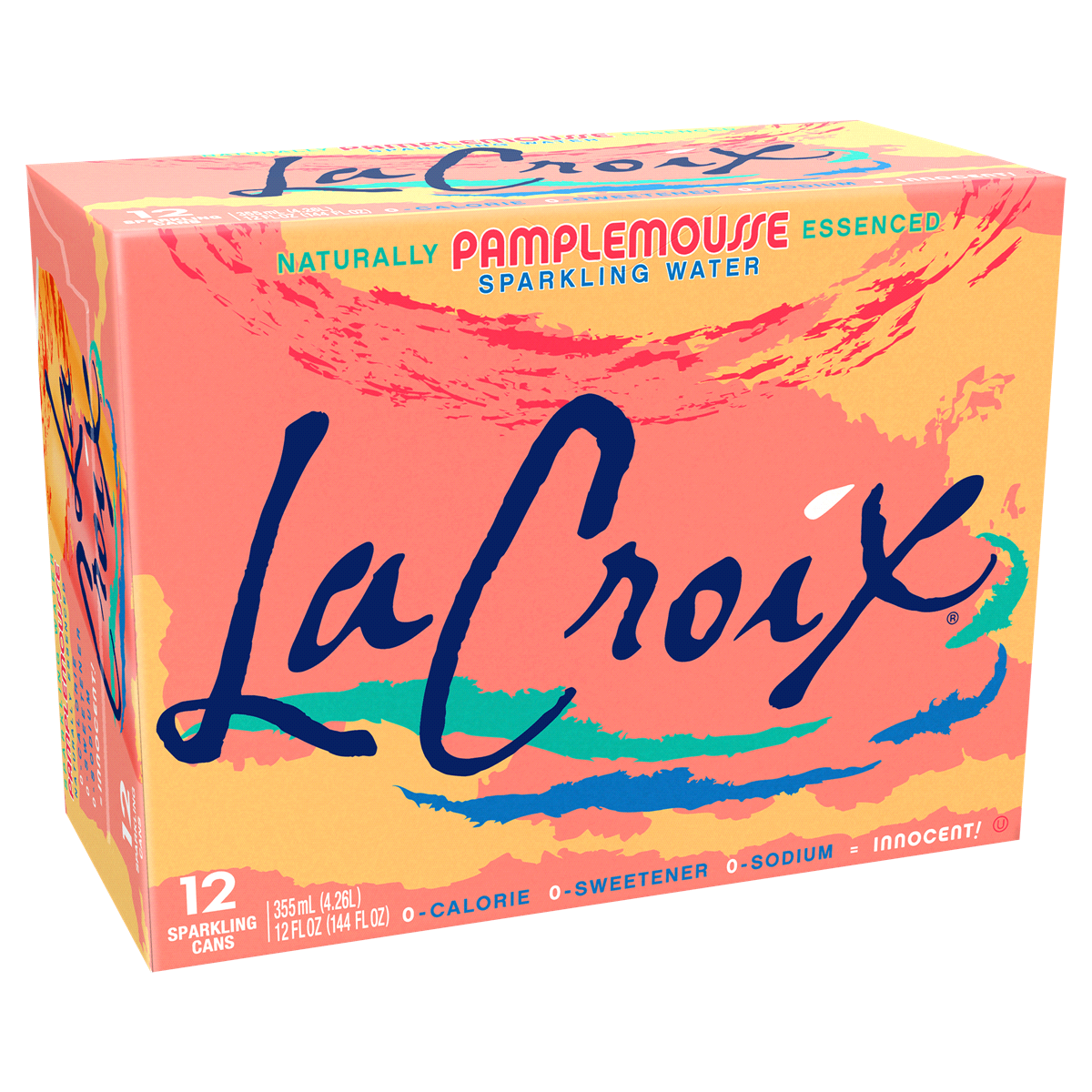 slide 1 of 6, La Croix Grapefruit Sparkling Water, 12 ct; 12 oz