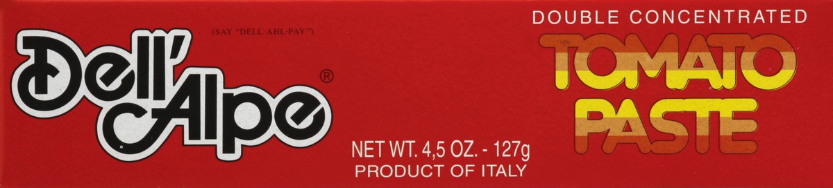 slide 4 of 5, Dell Alpe Tomato Paste Tube, 4.5 oz