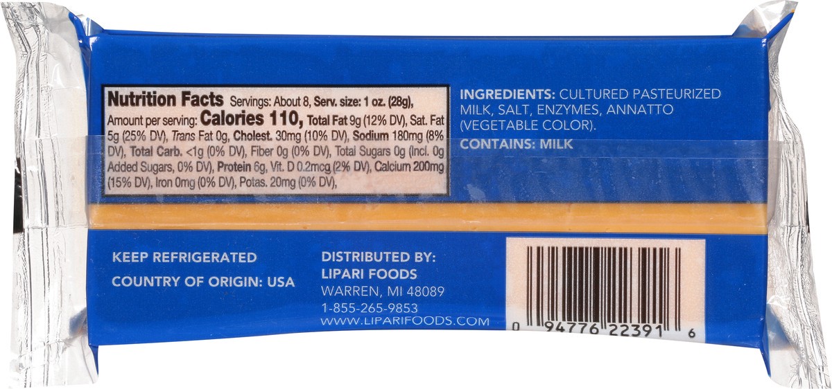 slide 3 of 9, Dairy Fresh Chunk Cheese, 8 oz