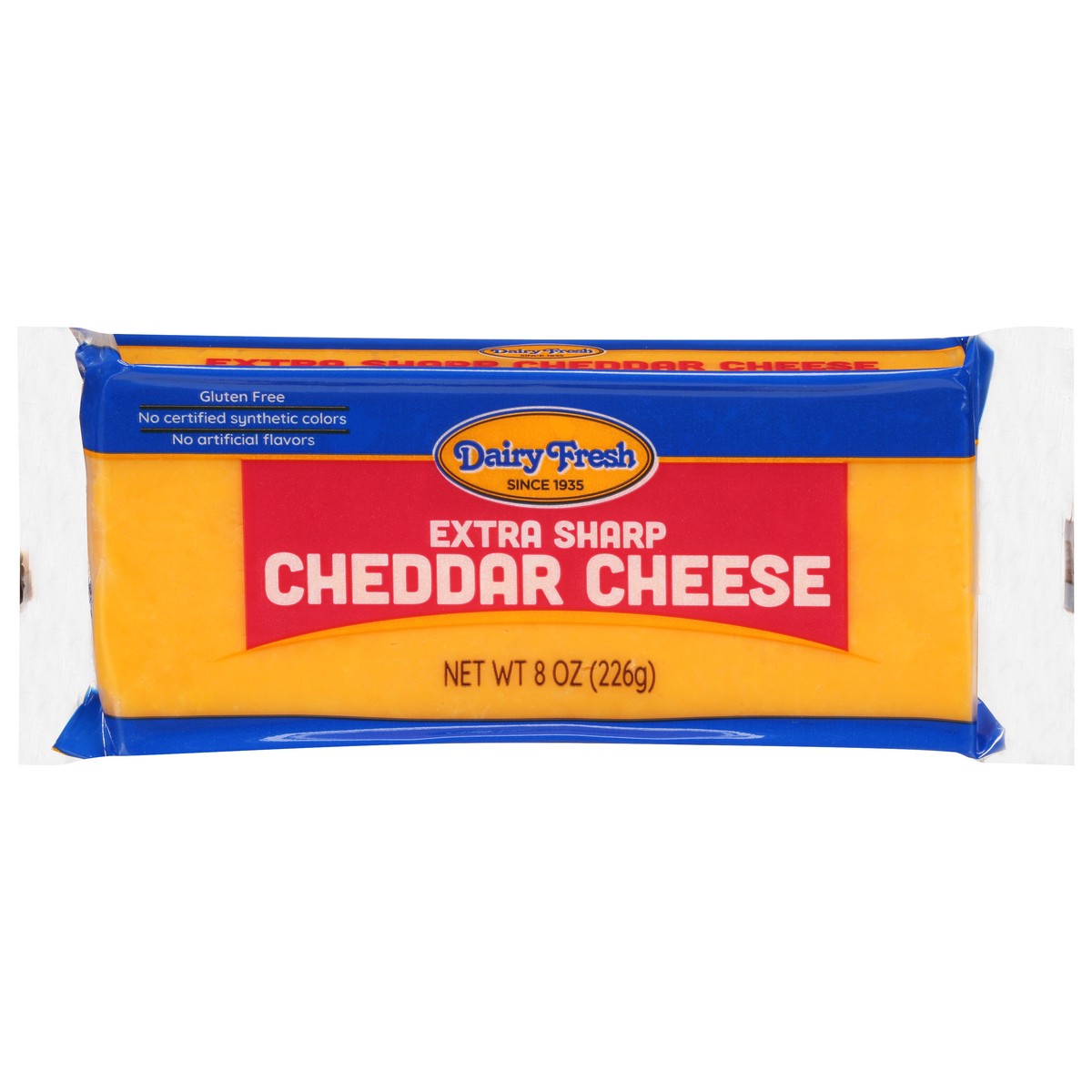 slide 1 of 9, Dairy Fresh Chunk Cheese, 8 oz