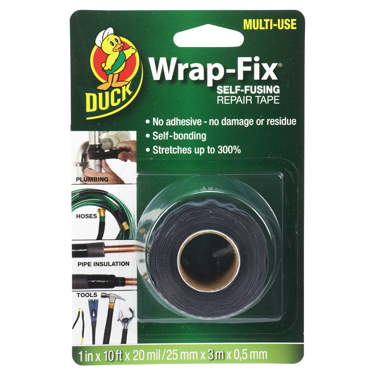 slide 1 of 1, Duck Wrap-Fix Silicone tape, 1 ct