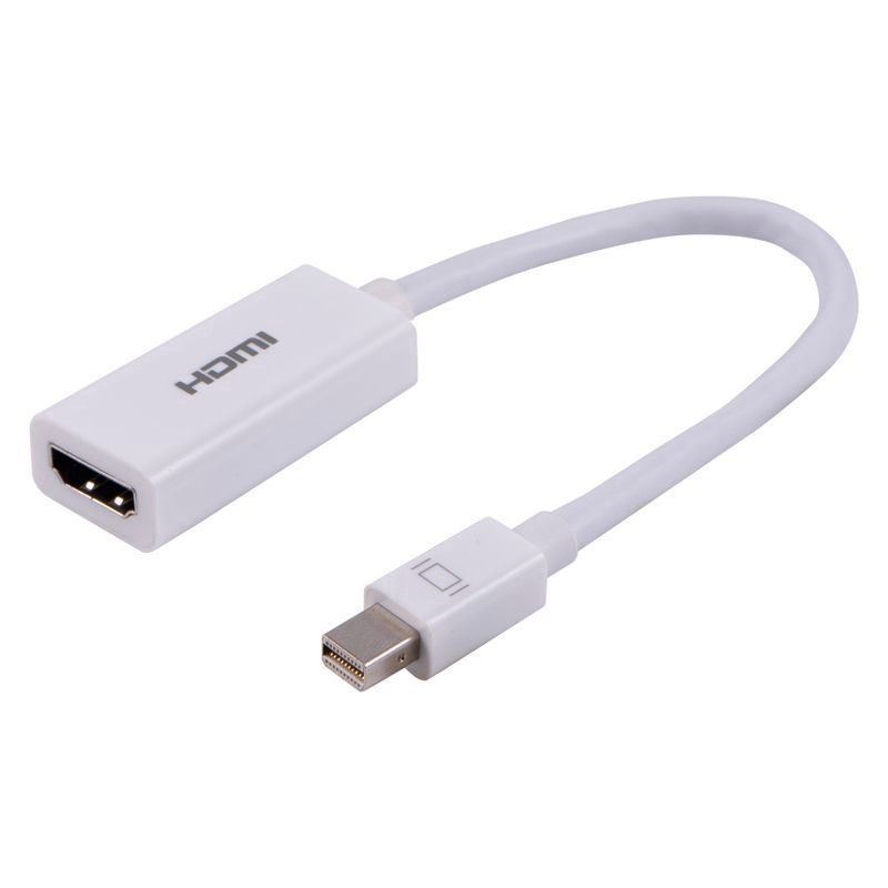 slide 1 of 9, Philips Mini DisplayPort to HDMI Adapter - White, 1 ct