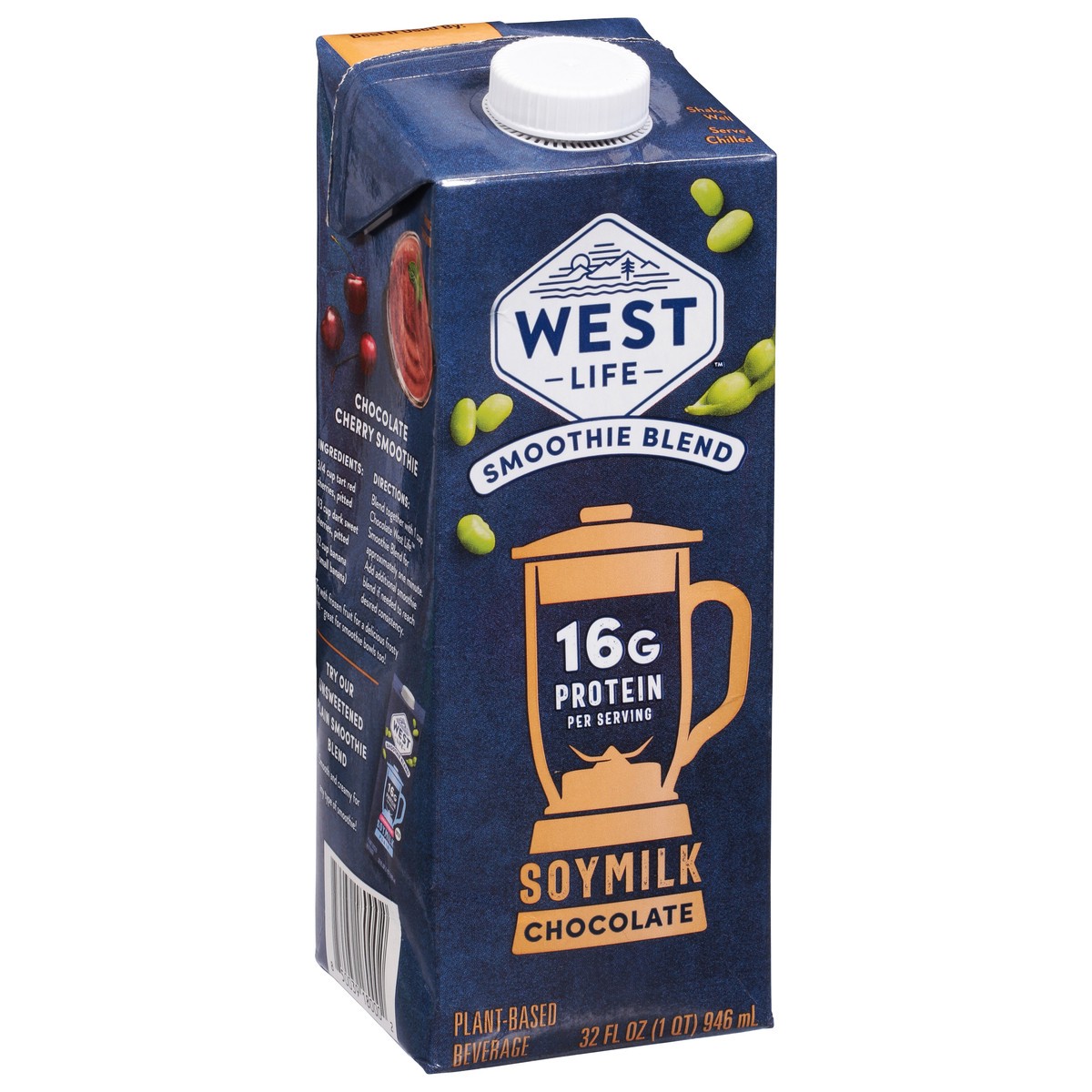 slide 4 of 9, West Life Chocolate Soy Smoothie Blend - 32 Oz, 32 oz
