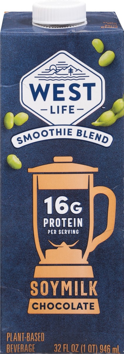 slide 2 of 9, West Life Chocolate Soy Smoothie Blend - 32 Oz, 32 oz