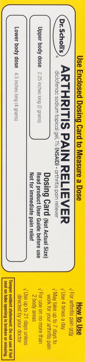 slide 7 of 13, Dr. Scholl's Arthritis Releif Gel, 1 ct