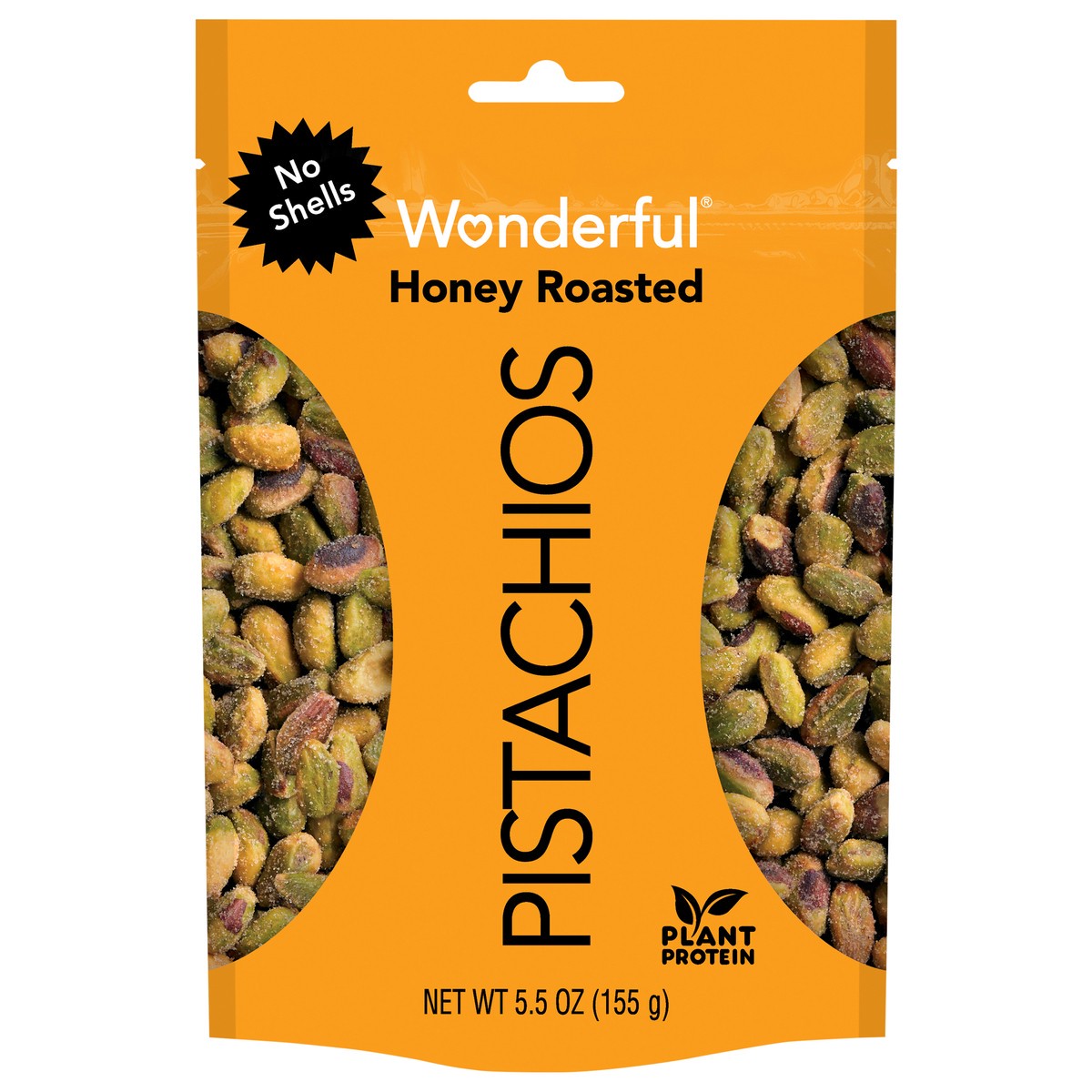 slide 1 of 3, Wonderful Pistachios, No Shells Honey Roasted Nuts, 5.5 Ounce, 5.5 oz
