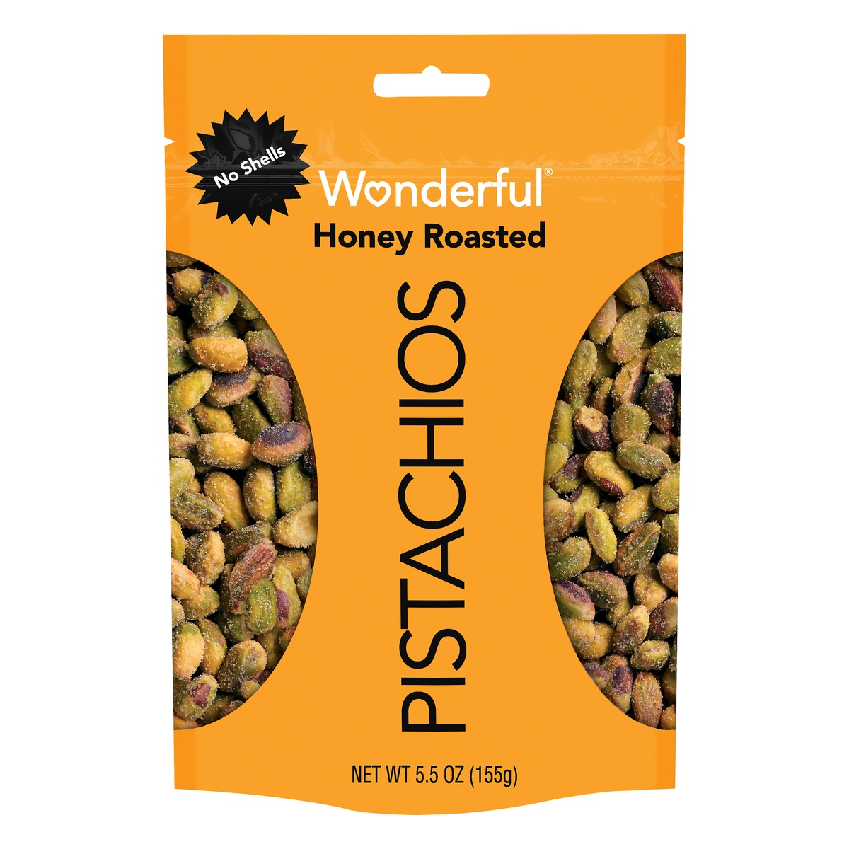 slide 1 of 1, Wonderful Pistachios No Shells Honey Roasted - 5.5oz, 