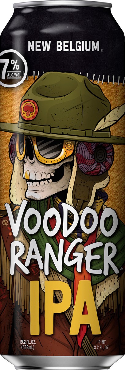 slide 3 of 7, Voodoo Ranger IPA Beer, 1 pint