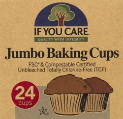 If You Care Jumbo Baking Cups - 24 ct