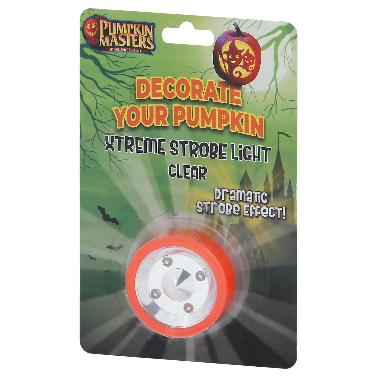 slide 7 of 9, Pumpkin Masters Clear Xtreme Strobe Light, 1 ct