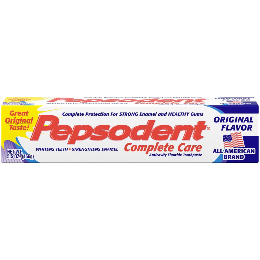 slide 1 of 3, Pepsodent Complete Care Anticavity Fluoride Original Flavor Toothpaste 5.5 oz, 5.5 oz