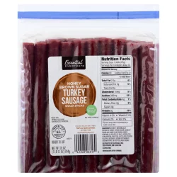 Essential Everyday Honey Brown Sugar Turkey Sausage Snack Sticks