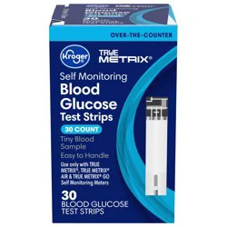 Kroger True Metrix Self-Monitoring Blood Glucose Test Strips