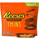 Reese's Peanut Butter Cups Thins Milk Chocolate Candy Pouch - 7.37oz