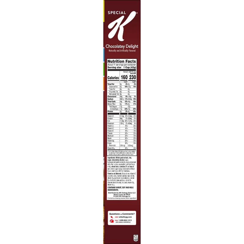 slide 9 of 11, Kellogg's Special K Chocolately Delight Cereal - 16.3oz, 16.3 oz