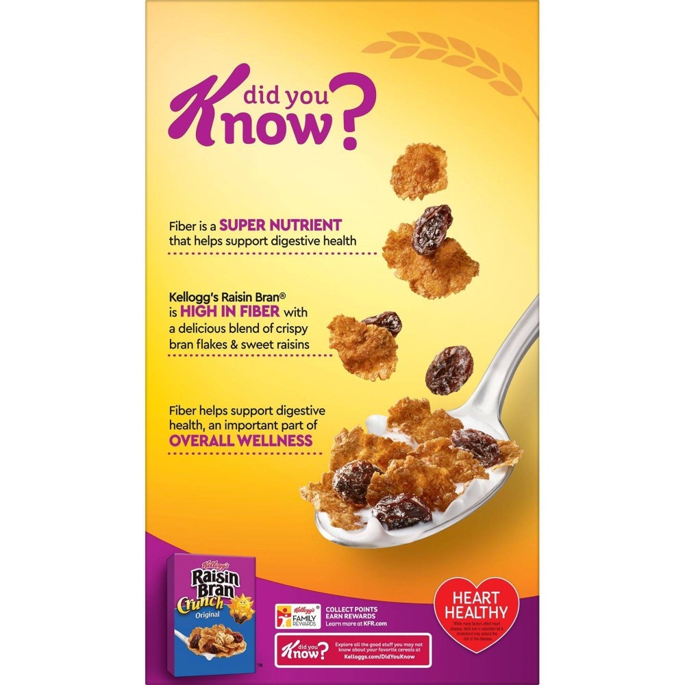 slide 9 of 11, Kellogg's Raisin Bran Raisin Bran Breakfast Cereal - Kellogg's, 37 oz