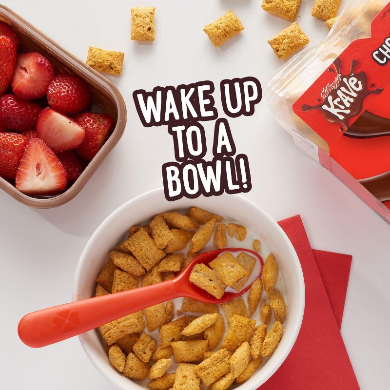 slide 4 of 12, Kellogg's Krave Breakfast Cereal - 17.3oz, 17.3 oz