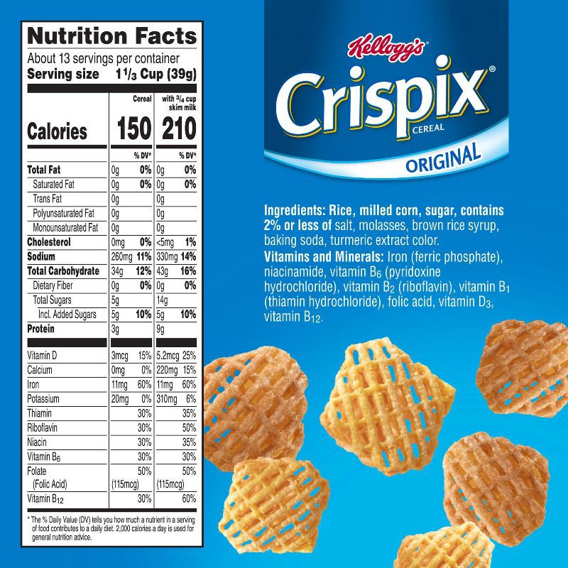 slide 2 of 13, Kellogg's Crispix Breakfast Cereal - 18oz, 18 oz