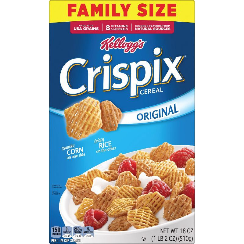 slide 8 of 13, Kellogg's Crispix Breakfast Cereal - 18oz, 18 oz