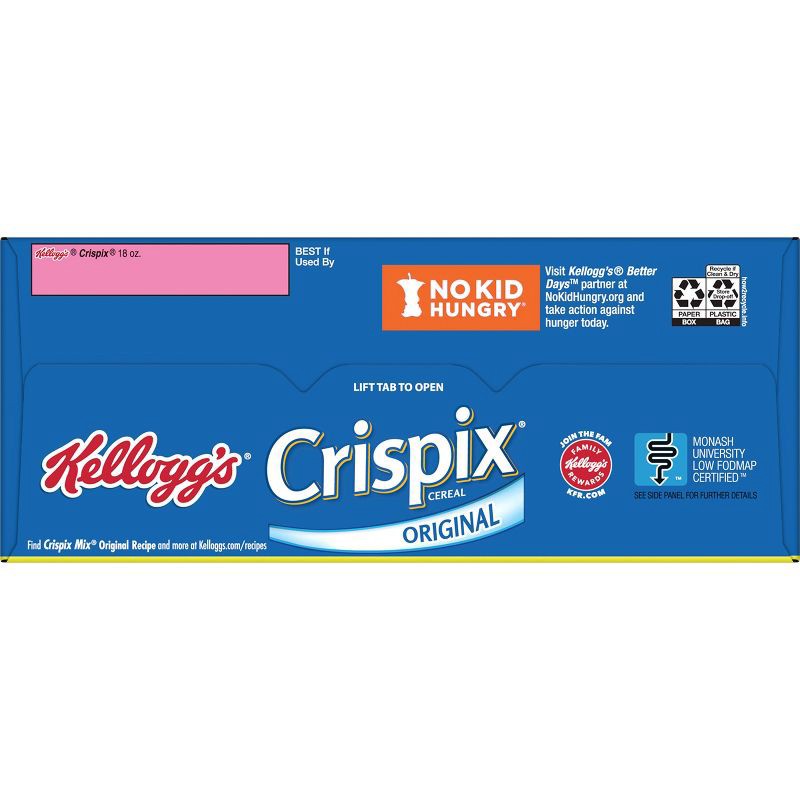 slide 8 of 11, Crispix Breakfast Cereal - 18oz - Kellogg's, 18 oz