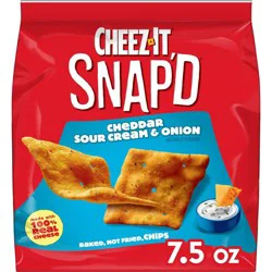 Cheez-It Snap'd Cheddar Sour Cream & Onion Crackers - 7.5oz