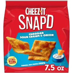 Cheez-It Snap'd Cheddar Sour Cream & Onion Crackers - 7.5oz