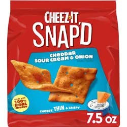 Cheez-It Snap'd Cheddar Sour Cream & Onion Crackers - 7.5oz