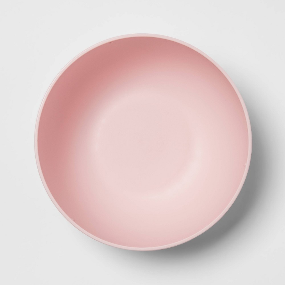 slide 2 of 3, 37oz Plastic Cereal Bowl Pink - Room Essentials, 1 ct