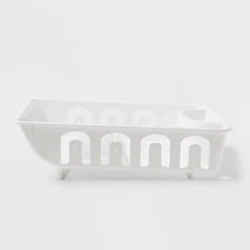 Plastic Dish Drainer White - Room Essentials