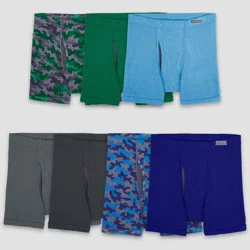 Fruit of the Loom Boys' 7pk Boxer Briefs - Colors May Vary M