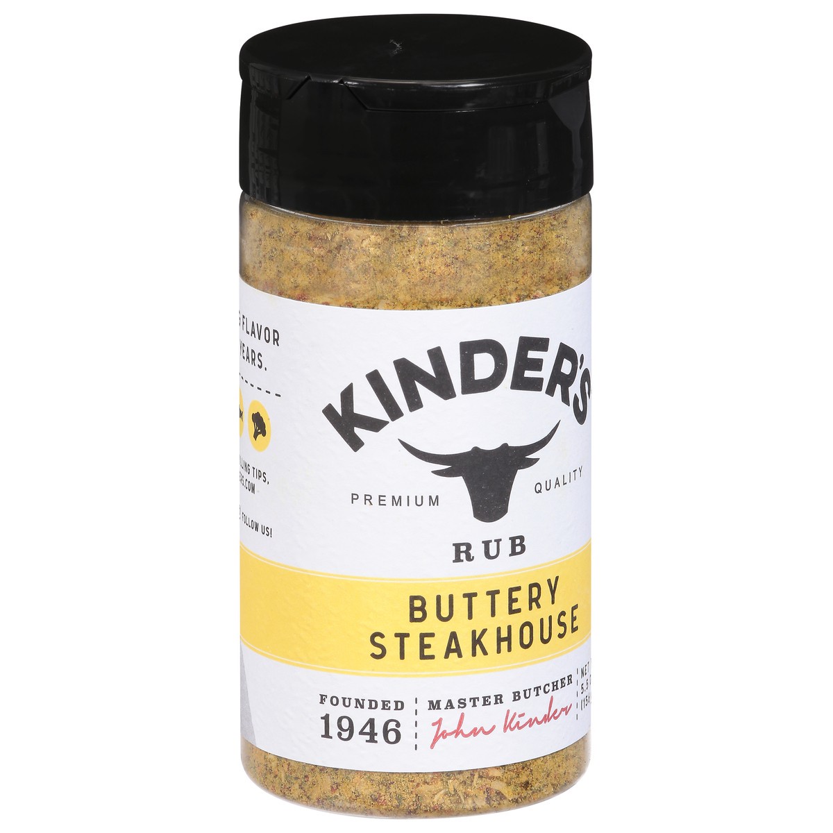 slide 8 of 9, Kinder's Buttery Steakhouse Rub 5.5 oz, 5.5 oz