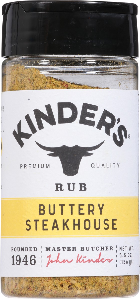 slide 9 of 9, Kinder's Buttery Steakhouse Rub 5.5 oz, 5.5 oz