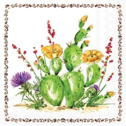 Boston International Texas Wildflower Cocktail Napkin