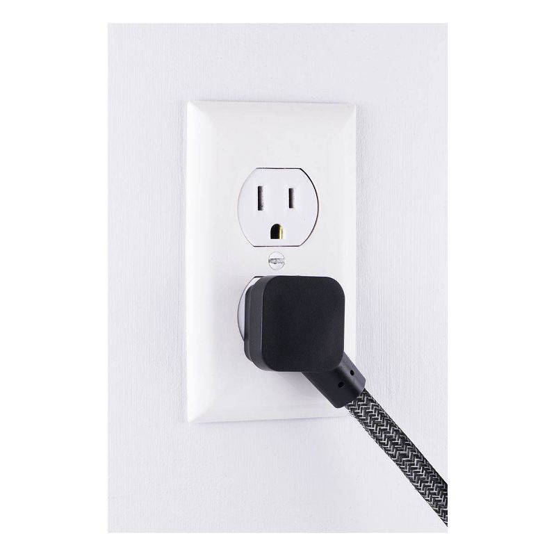 slide 2 of 6, Cordinate 4' 2 AC 2 USB Extension Cord Dark Heather, 1 ct
