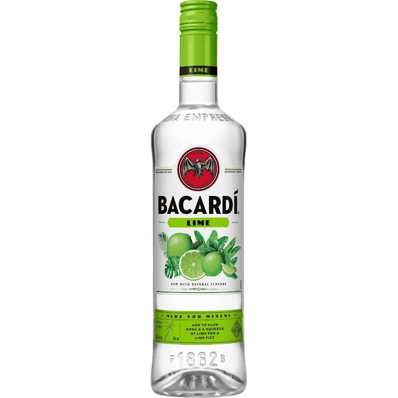 slide 1 of 6, Bacardi Lime Flavored Rum - 750ml Bottle, 750 ml