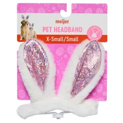 Meijer Easter Bunny Ear Headwear Xs/s