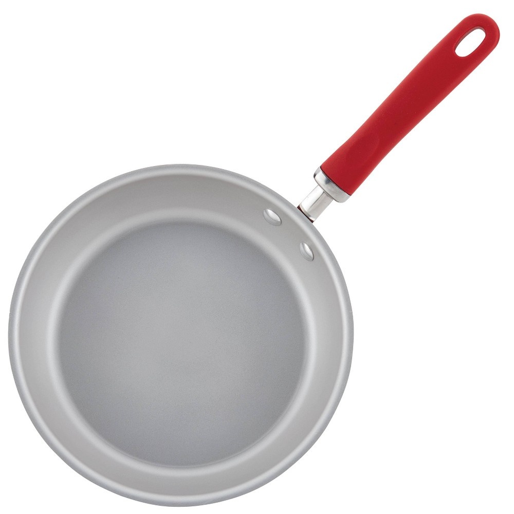 slide 2 of 4, Rachael Ray Create Delicious 2pc Aluminum Nonstick Skillets Red, 1 ct