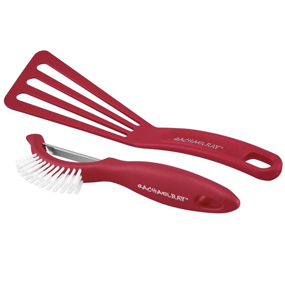 slide 7 of 9, Rachael Ray Create Delicious 13pc Aluminum Nonstick Cookware Set Red, 1 ct