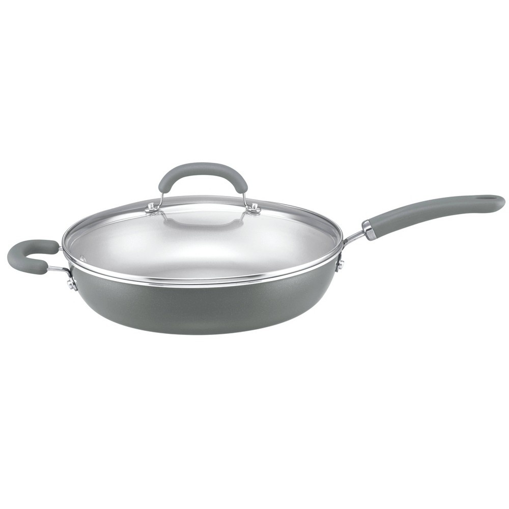 slide 2 of 9, Rachael Ray Create Delicious 13pc Aluminum Nonstick Cookware Set Gray, 1 ct