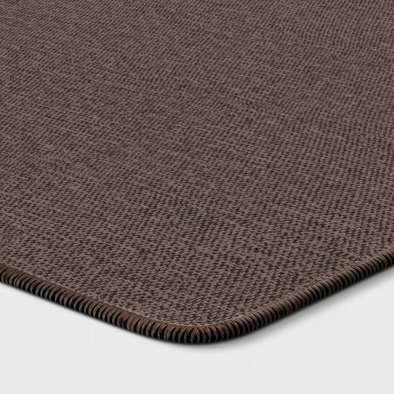slide 2 of 3, 2'x3' Solid Utility Accent Rug Black - Threshold™, 1 ct