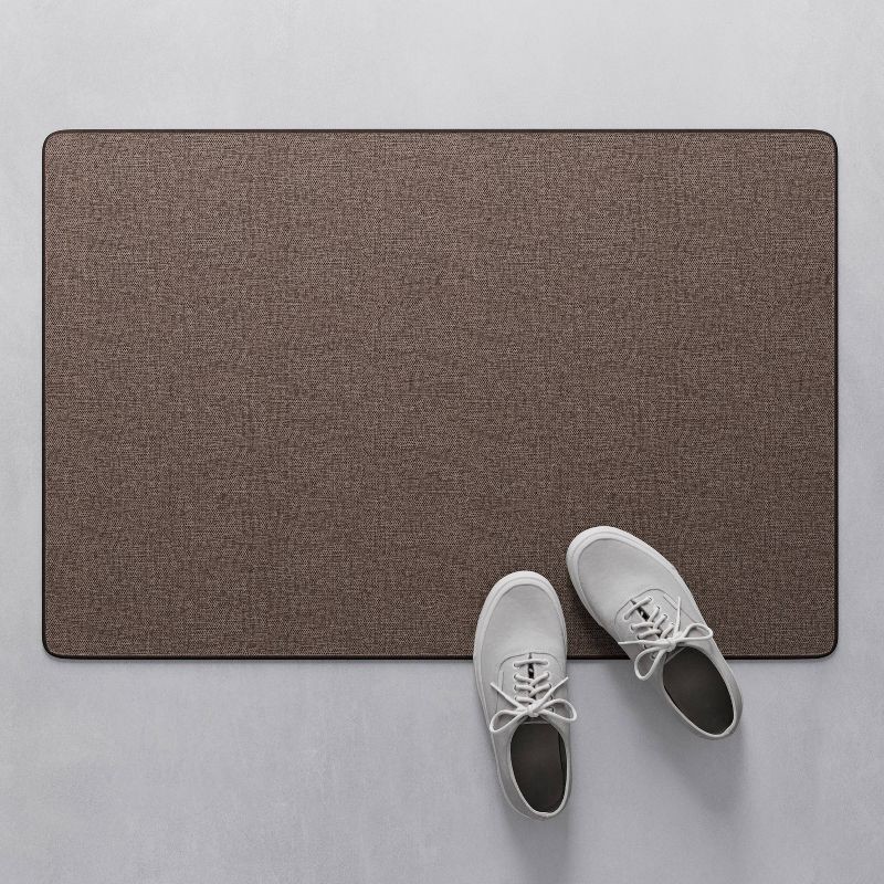 slide 3 of 3, 2'x3' Solid Utility Accent Rug Black - Threshold™, 1 ct