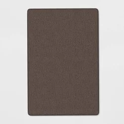 2'x3' Solid Utility Accent Rug Black - Threshold™