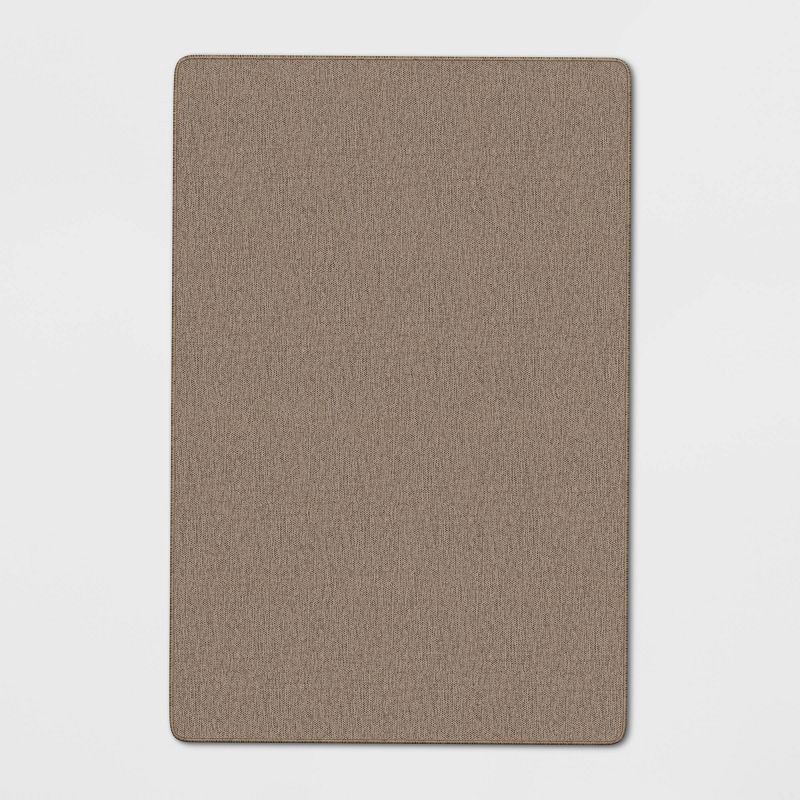slide 1 of 3, 2'x3' Solid Utility Accent Rug Mid Gray - Threshold™, 1 ct